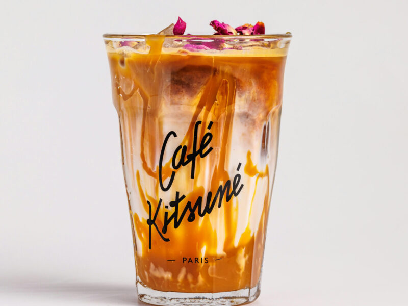 Iced Rose Caramel Latte​
